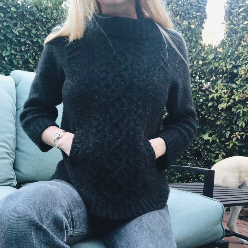 Jcrew cashmere wool blend sweater